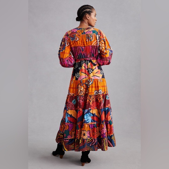 Farm Rio Button-Front Maxi Dress - Picture 2 of 11